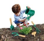 Hape Gardening Tool Set | Flower Garden Kit and STEM Toy, for Kids Ages 4+ Years