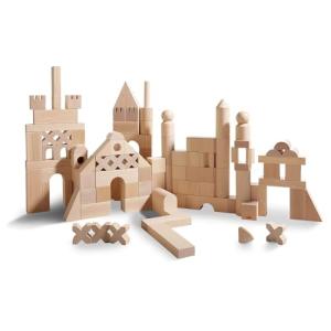 HABA Extra Large Wooden Building Blocks 102 Piece Set: Open-Ended Stacking Toys, Toddler Blocks, and Wooden Toys Made in Germany for 1 Year & Up