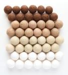 Mini Felt Factory Seasonal Wool Balls Set (60 Pack)