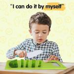 28-Piece Montessori Toddler Knife Set for Cooking