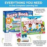 Montessori Busy Book for Toddlers Ages 3+