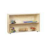Montessori Bookcase on Wheels - 2 Shelves