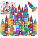 100pcs Magnetic Tiles Building Set for Kids
