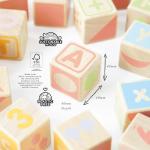 Le Toy Van - Petilou Wooden Educational ABC Wooden Blocks | Educational Wood Toys for Toddlers and Babies | Suitable for A Boy Or Girl 1 Year Old +
