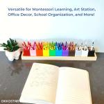 Montessori Crayon Holder and Craft Organizer