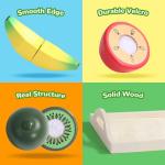Wooden Pretend Play Food Set for Kids