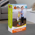 Fat Brain Toys Sweep, Scrub, and Shine Cleaning Set - Wooden Pretend Play Set, Ages 3+