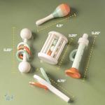 Musical Instruments Set - Montessori Music Toys - Musical Set for Toddlers - Montessori Toys - Toddler Musical Instruments - Montessori Musical Toy Set by Playfully