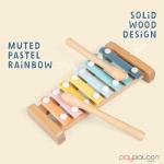 Play Platoon Kids Xylophone for Toddlers 1-3 - Montessori Musical Instrument Toys for 1 Year Old, Music Instruments for Kids, Boho Baby Aesthetic Neutral, Montessori Playroom Decor