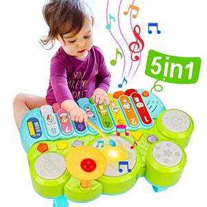 3-in-1 Musical Piano Xylophone Drum Set for Toddlers