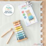 Play Platoon Kids Xylophone for Toddlers 1-3 - Montessori Musical Instrument Toys for 1 Year Old, Music Instruments for Kids, Boho Baby Aesthetic Neutral, Montessori Playroom Decor