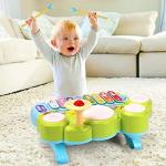 3-in-1 Musical Piano Xylophone Drum Set for Toddlers