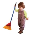 Schylling Children's Broom Set - Kids Pretend Play Cleaning Kit - Includes Broom, Dustpan, and Brush - Ages 3 and Up