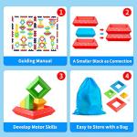 Hieoby 30-Piece Montessori Building Blocks Set