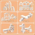 Xylolin Over-Sized Hollow Wooden Block Set for Kids, Natural 29 Piece Set of Large Wood Blocks, Preschool Toddler Building and Stacking Blocks, Wooden Toys Building Blocks for Kindergarten