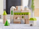 HABA Wooden Block Coburg Set - 28 Piece Building Block Set for Toddlers and Kids - Wooden Stacking Toys Made in Germany, for 18 Months and Up
