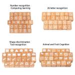 ANWoRLeT Wooden Blocks,ABC Building Blocks,Wooden Alphabet Baby Blocks,Counting & Building Block Set,Blocks Toys for 3+ Year Old,1.18inch,Gifts