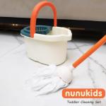 nunukids Toddler Cleaning Set - Realistic Cleaning Set for Toddlers 1-3 - Engaging Kids Broom and Dustpan Set - Safe Toddler Broom and Cleaning Set Toys - Perfect Kids Mop and Broom Set
