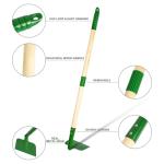 Duckura Kids Gardening Tools Set - 10pcs Wheelbarrow Set for Kids with Shovel, Rake, Leaf Rake, Summer Outdoor Yard Digging Weed Toys, Christmas Birthday Gifts for Boys Girls Age 2 3+ Years Old(Green)