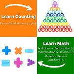 GeroCrew Wooden Montessori Number and Shape Puzzles