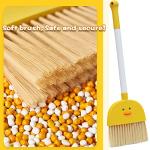 SCKTYZS Mini Broom with Dustpan for Kids,Boys Girls Small Cleaning Set, Combo Pretend Play Toys Toddler Little Housekeeping Helper Set-Yellow Duck…