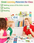 Gojmzo Wooden CVC Spelling Games for Kids