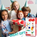 Kids Cleaning Set with Electric Vacuum Cleaners, Wooden Pretend Play Housekeeping Set, Toddler Cleaning Toys for Girls Boys Age 3+