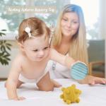 4 Pack Silicone Spheres Sensory Toys, Silicone Sensory Balls for Baby Boys & Girls