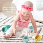 4 Pack Silicone Spheres Sensory Toys, Silicone Sensory Balls for Baby Boys & Girls