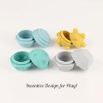 4 Pack Silicone Spheres Sensory Toys, Silicone Sensory Balls for Baby Boys & Girls