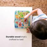 HABA Toddler Busy Board: Town Magnetic Maze Game
