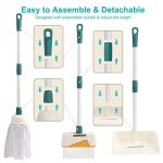 Coolplay 12pcs Mop and Cleaning Toys Set Kids Toddlers Pretend Play Broom Set, Detachable Broom Mop Dustpan for Kids Girl Toys
