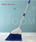 Xifando Kids Broom-Housekeeping Cleaning Tool for Kids Pretend Playing,Retractable Small Broom for Littler Helper(White+Blue)