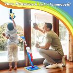 Kids Mop Cleaning Toy Set, Mini Size Mop for Kids, Toddlers Small Spray Mop Really Works, Montessori Toys Educational and Pretend Play Toy Gift for Toddlers Boys Girls