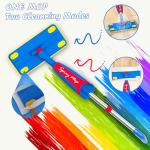 Kids Mop Cleaning Toy Set, Mini Size Mop for Kids, Toddlers Small Spray Mop Really Works, Montessori Toys Educational and Pretend Play Toy Gift for Toddlers Boys Girls