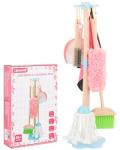 Kids Cleaning Set, Wooden Toddler Broom Set for Housekeeping, 7 Pieces Montessori Cleaning Toys with Kids Broom and Mop Set, Housework Pretend Play Toy Gift for Boys Girls Ages 3+
