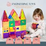 100pcs Magnetic Tiles Building Set for Kids