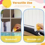 Kids Cleaning Toy Set Toddlers Broom Dust Pan Set for Housekeeping Pretend Play Cleaning Set, Cleaning Toys Gift for Toddlers Girls Boys Age 3-6 Years Old (2PCS - Red and Yellow Set)