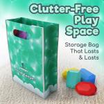 EVERSMART Wooden Stacking Blocks – Montessori Toys for 1 2 3 4 5 6 Year Old Toddlers and Kids, No Choking Hazard – Building Rocks Stones Games, for Girls and Boys