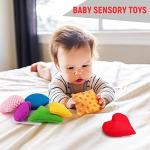 Texture Sensory Bean Bags,Toddler Sensory Toys for Babies,Preschool Toys Set of 13 Beanbags, Shape Sensory Bean Bags with Storage Bag,Develop Fine Motor & Sensory Play for Newborns’ Early Learning