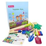Qtioucp Kids Gardening Tools Outdoor Toys Set Backyard Play Educational STEM Learning Pretend Toys Outdoor Indoor for Toddlers Kids Boys Girls
