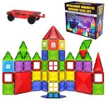 Magnetic Building Tiles Set for Kids 3+