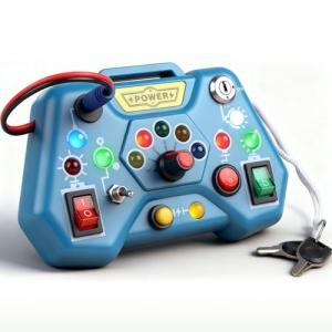 Toddler Busy Board - Montessori Sensory Toy