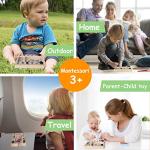 Montessori Screwdriver Board Set, Real 17 Pcs & 12 Holes Fine Motor Skills 3 4 5 +Kids Patience Basic Life Skill Educational Wooden STEM Toys for Toddler Preschool Materials Busy Sensory Tools