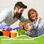 Tarpop 18 Pcs Kids Gardening Tools Set, Metal Kids Yard Tools with Sturdy Wooden Handle Safe Children Beach Sandbox Toy Sand Play Kit for Flower Soil Planting Loosening Digging, Trowel, Rake, Shovel