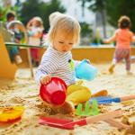 Tarpop 18 Pcs Kids Gardening Tools Set, Metal Kids Yard Tools with Sturdy Wooden Handle Safe Children Beach Sandbox Toy Sand Play Kit for Flower Soil Planting Loosening Digging, Trowel, Rake, Shovel