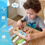 BenBen Montessori Spelling Flash Card Game for Kids