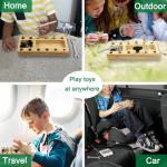 Inslat Montessori Screwdriver Board Set, Wooden Montessori Toy Tool for 3 4 5 Year Old Kids, Educational Screw Board Sensory Learning Toys STEM Fine Motor Skills Toys