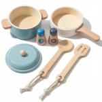 Wooden Montessori Toddler Play Kitchen Set