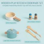 Wooden Montessori Toddler Play Kitchen Set